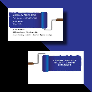 Painter Business Cards