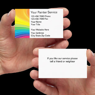 Painter Business Cards