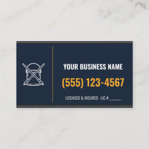 Painter Business Cards, Custom Name & Phone Card