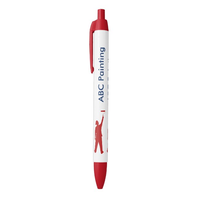 Painter Business Theme Black Ink Pen (Top (Vertical))