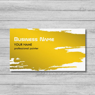 Painter Gold Business Card Template
