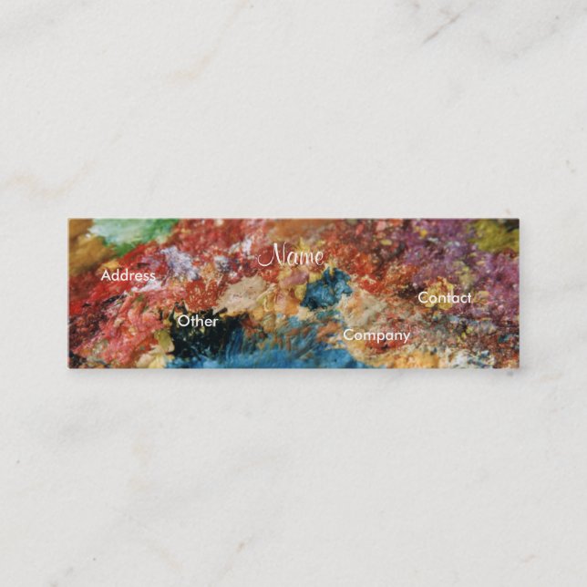 Painter I Business Card - Customisable (Front)