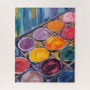 Painter’s Palette   Watercolor Artist Painting Jigsaw Puzzle