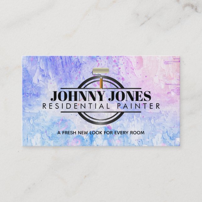 Painter Slogans Business Cards (Front)