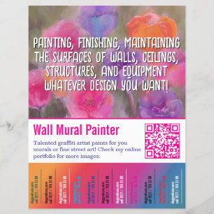 Painter Tear Off  Flyer