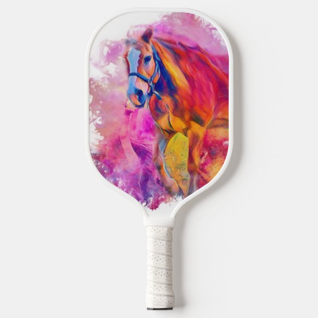 Painterly Animal - Horse  Pickleball Paddle (Front)