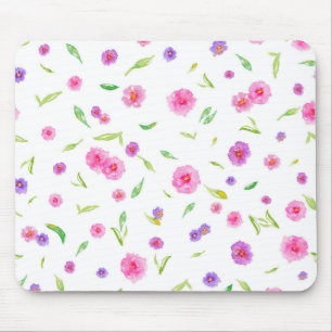 Painterly Floral Mouse Pad – Artistic Gift for Mom