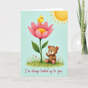 Painterly Flower Friend Card