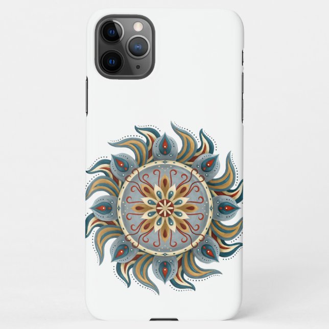 Painterly Mandala iPhone Case (Back)