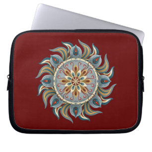 Painterly Mandala Laptop Sleeve