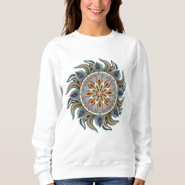 Painterly Mandala Sweatshirt (Front)