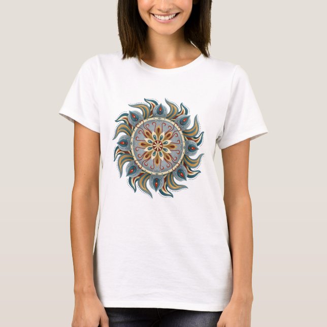 Painterly Mandala T-Shirt (Front)