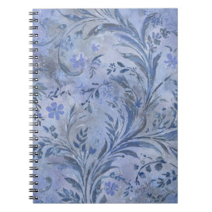 Painterly Periwinkle Smokey Blue Dreamy Hues Notebook