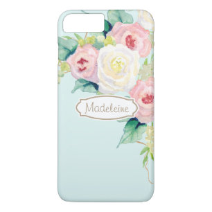 Painterly Simple Modern Watercolor Floral Roses Case-Mate iPhone Case