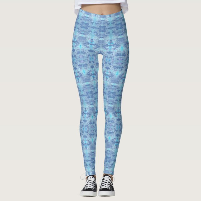 Painter's Abstract Leggings (Front)