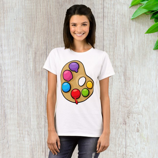 Painters Art Palette Artist Paint T-Shirt (Creator Uploaded)