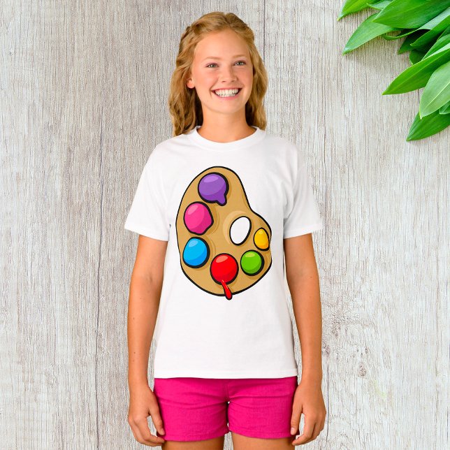 Painters Art Palette Artist Paint T-Shirt (Creator Uploaded)