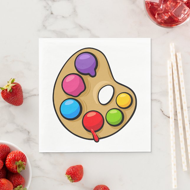 Painters Art Palette Napkins (Creator Uploaded)