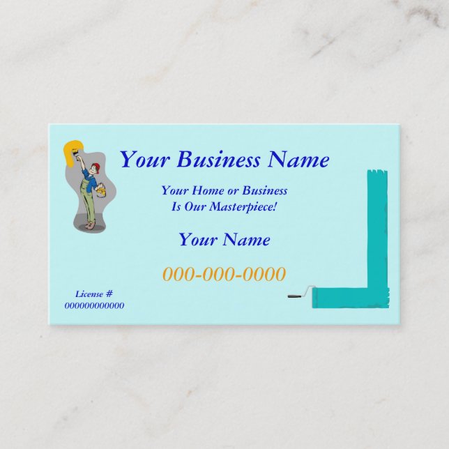 Painters Business Card (Front)