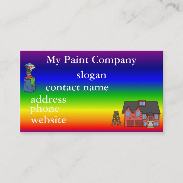 PAINTERS BUSINESS CARDS (Front)