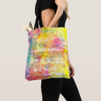 [Painter's Cloth]  Distressed Rainbow Tie-Dye