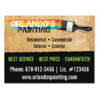 Painter's Double-sided Yard Sign