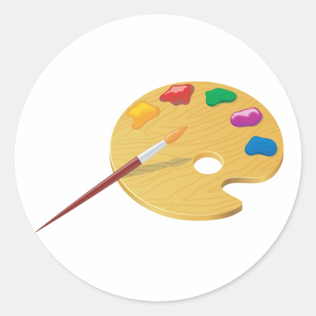 Painters Palette Stickers (Front)