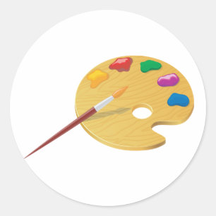 Painters Palette Stickers