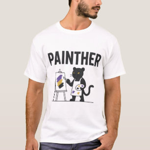 Painther – Funny Panther Painter Pun T-Shirt