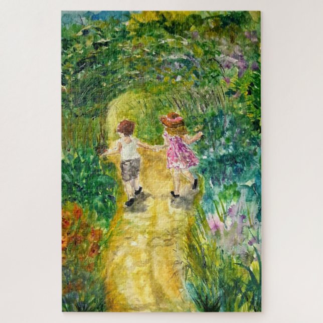 Paintig Puzzle The Best Froends - Happiness (Vertical)