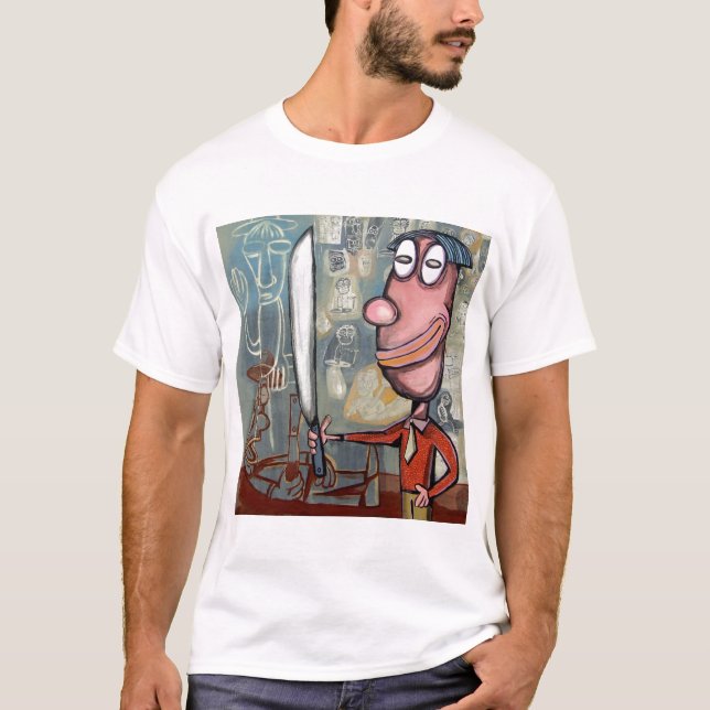 painting#17 To Be Or Not To Be T-Shirt (Front)