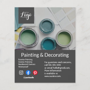 Painting and decorating business  flyer