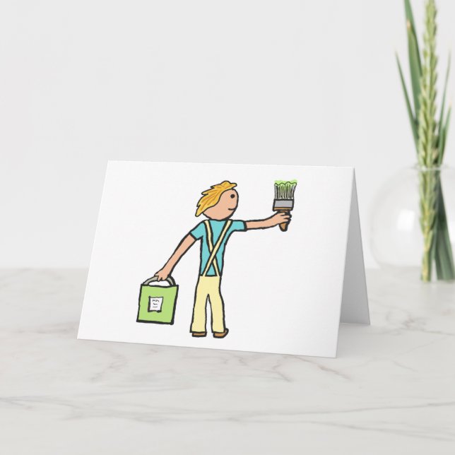 Painting And Decorating Card (Front)