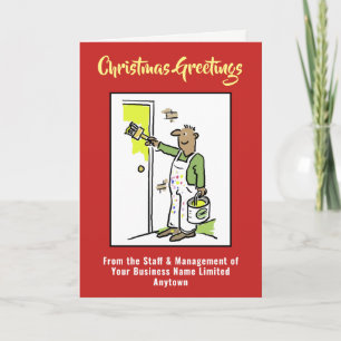Painting and Decorating Company Christmas Card