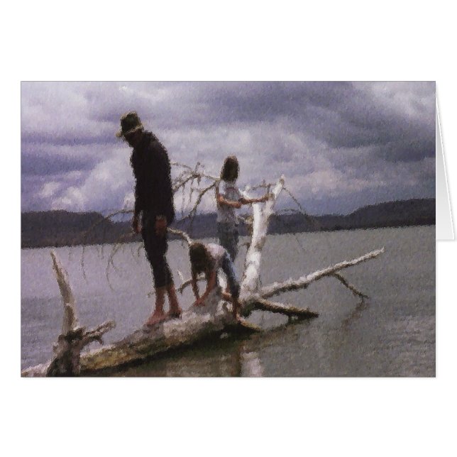 Painting and poem by Dale Candee “My little girl” (Front Horizontal)