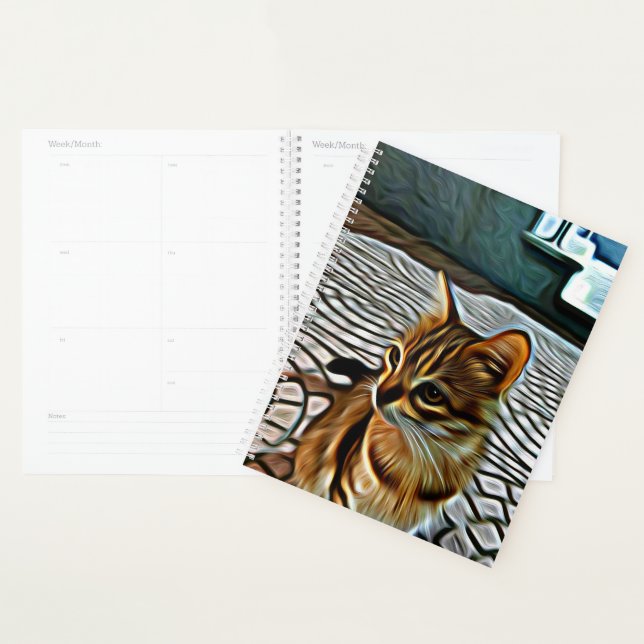 Painting Beautiful Cat Planner (Display)