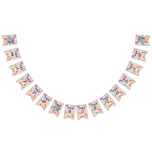 Painting Birthday Party Colourful Splashes Bunting