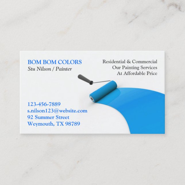 Painting Business Card (Front)