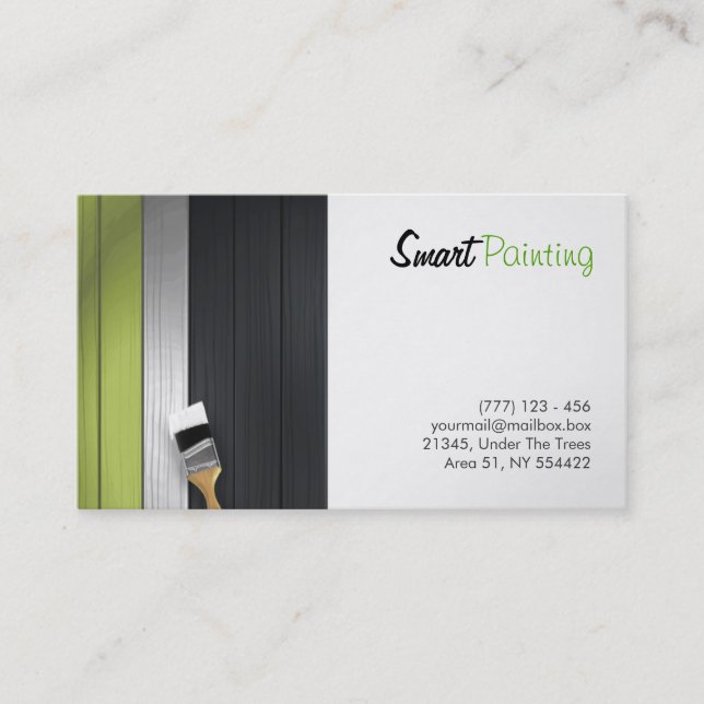 painting business card (Front)