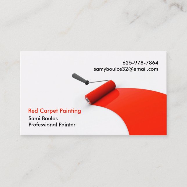 Painting Business Card (Front)