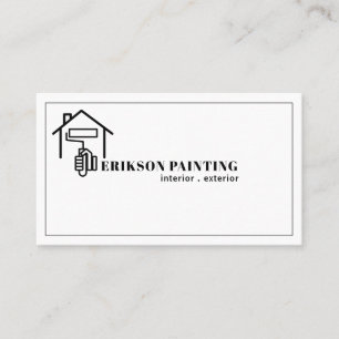 Painting Company Construction Business Card
