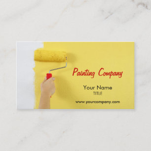 painting company / painter / interior designer business card