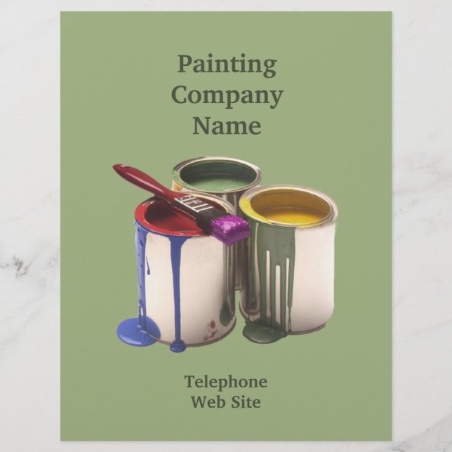 Painting Contractor Business Flyer (Front)