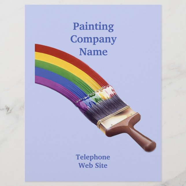 Painting Contractor Business Flyer (Front)