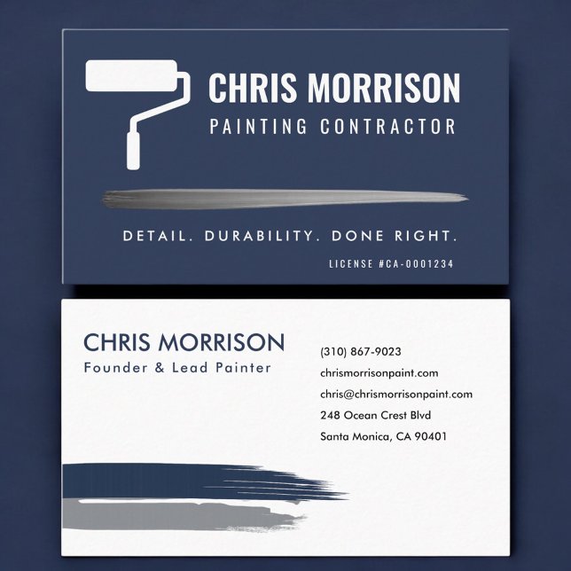 Painting Contractor Professional Business Card (Creator Uploaded)