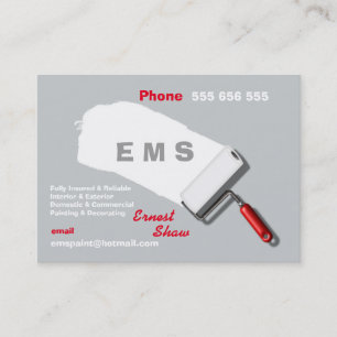 Painting & Decorating Business Card