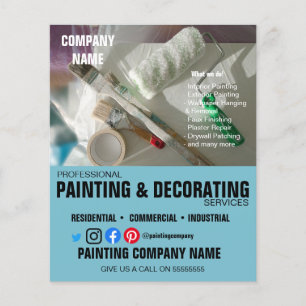PAINTING & DECORATING flyer