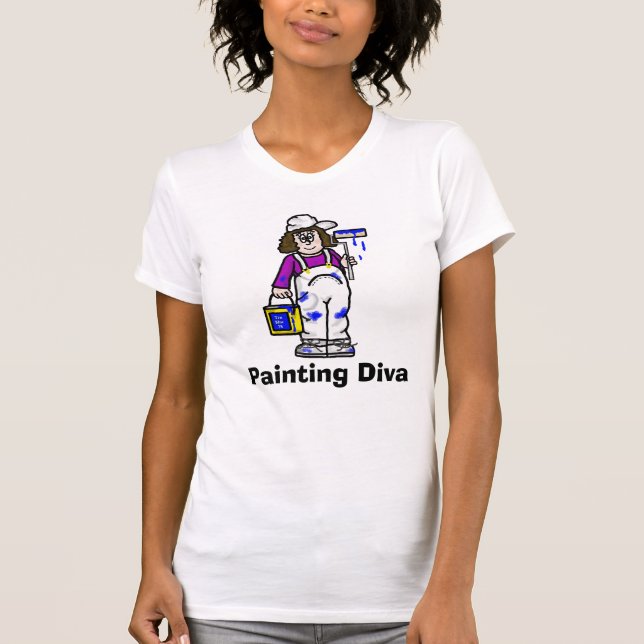 Painting Diva Women's T-shirt (Front)