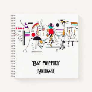 Painting "Easy Together" by Kandinsky Personalised Notebook