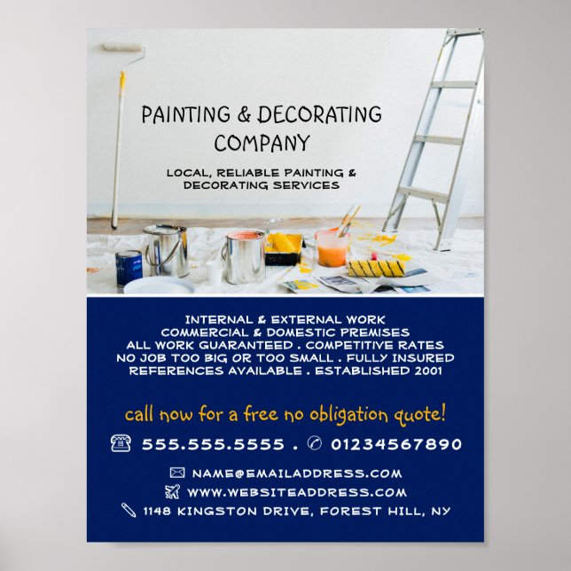 Painting Equipment, Painter & Decorator Poster (Front)